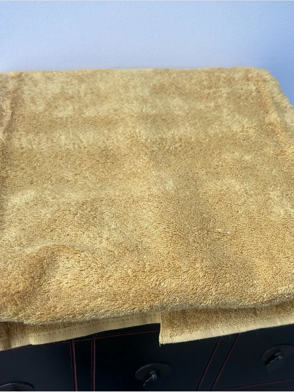 Fieldcrest Towels Vintage Golden Gold Color Cotton 1 Bath Towel & 1 Hand Towel